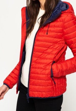 Gewatteerde jas - red