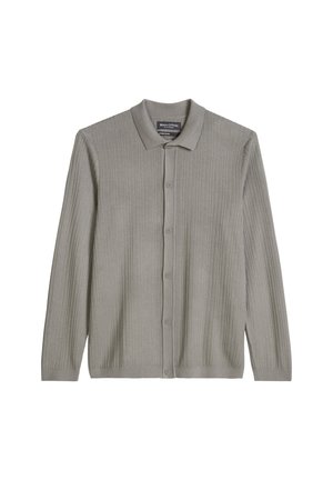 Marc O'Polo, KNIT SHIRTS LONGSLEEVE - Shirt - graphite dust