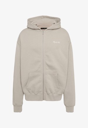 Pegador Športna jopa s kapuco na zadrgo - washed stone blue