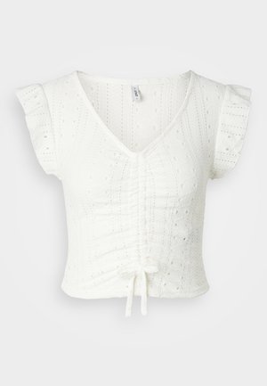 ONLY Petite ONLTIVA - Triko s potiskem - cloud dancer