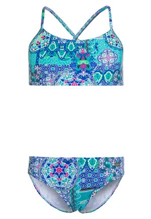 BUSTIER BIKINI SET - Bikiinid - turquoise