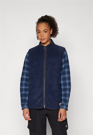 VARDAG PILE FLEECE VEST W - Veste sans manches - navy