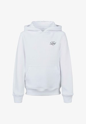 LOST FLOWERS - Pulover s kapuco - white