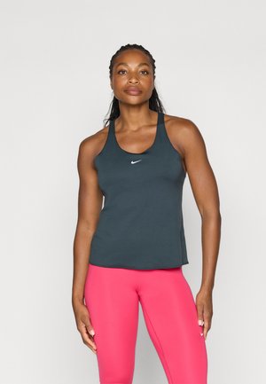 TANK ELASTIKA - Topper - seaweed/white