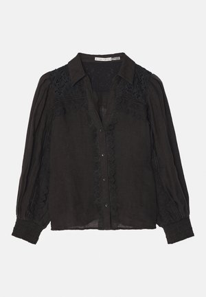 Alice + Olivia VENTY BLOUSE - Hemdbluse - black