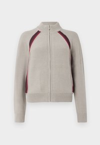 LIZZIE ZIP MOCK SWEATER - Kofta - oatmeal heather