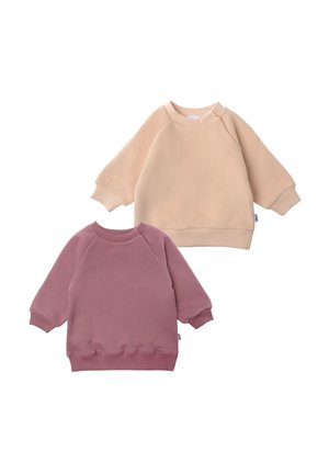 Sweatshirt - beige rosa
