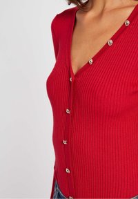 Morgan Cardigan - red