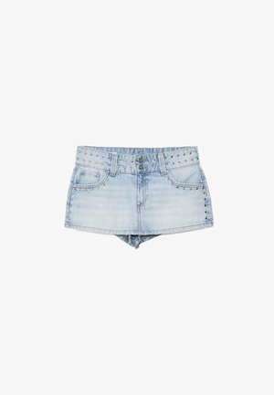 Stradivarius, Short en jean - mottled royal blue