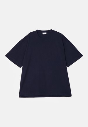 HEAVY CREWNECK TEE - Navadna majica - navy