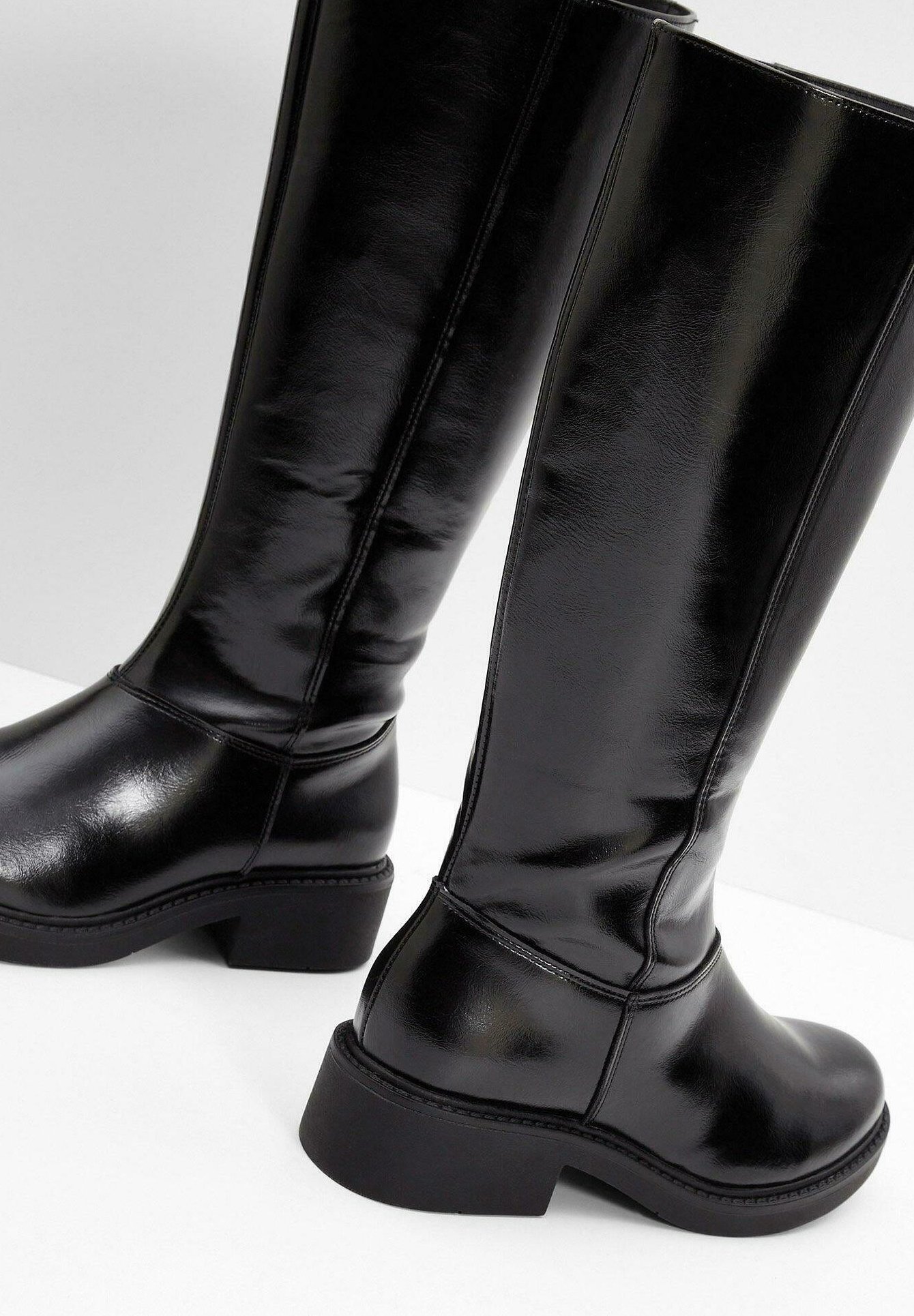 bonprix Stivali con plateau - black/nero - Zalando.it