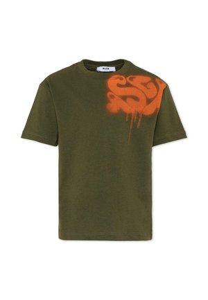 A MANICA CORTA - T-shirt con stampa - green