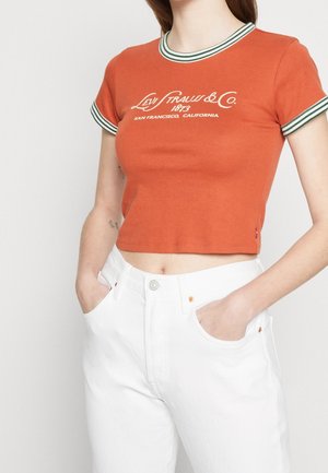T-shirt con stampa - orange