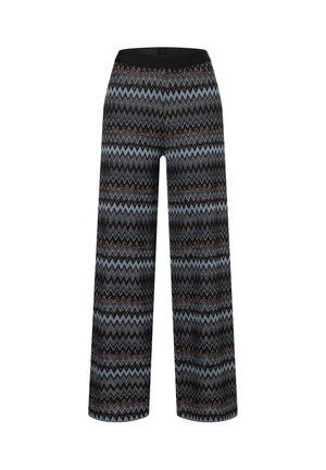 EDEL GLÄNZENDE SCHLUPF - Stoffhose - lurex zickzack jersey