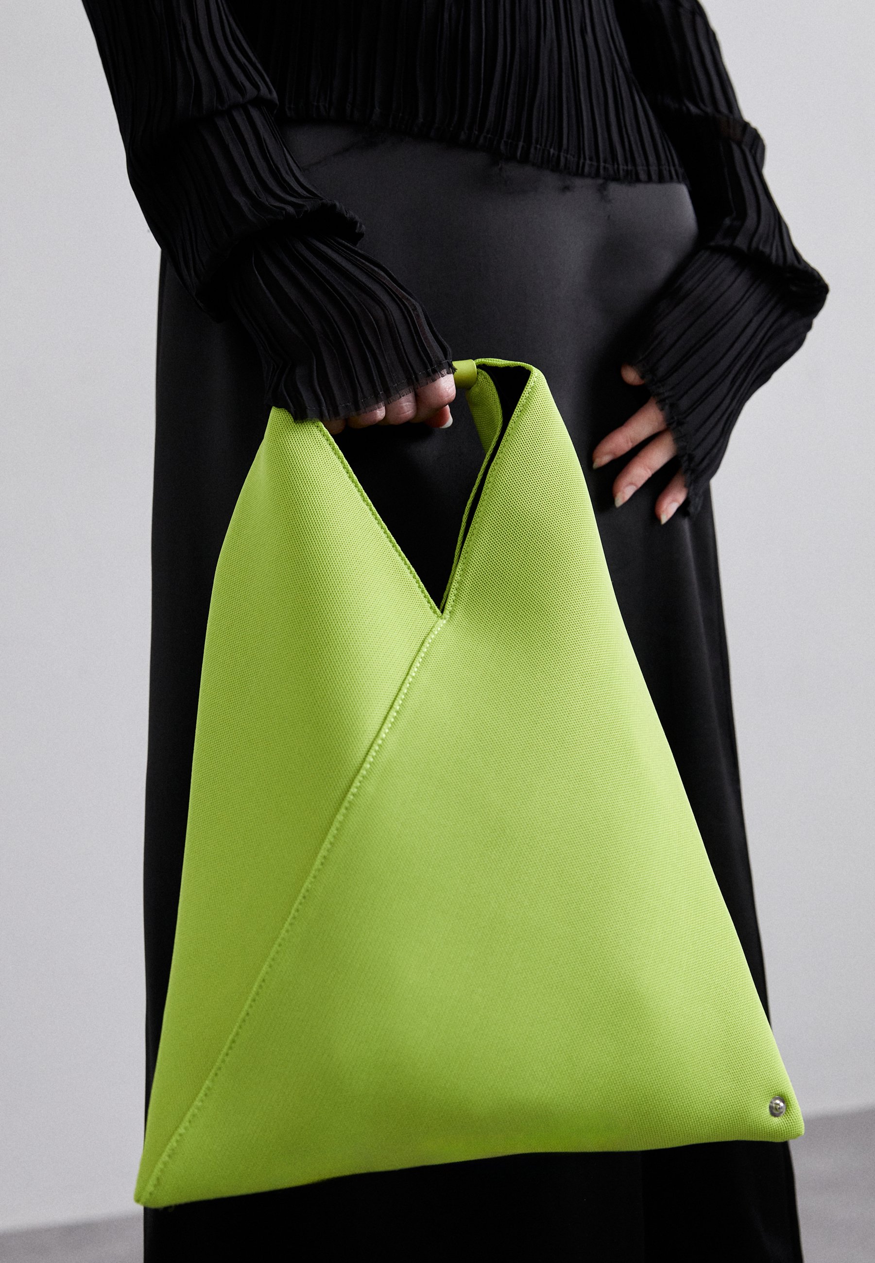 MM6 Maison Margiela SMALL JAPANESE HANDBAG - Handbag - lime green 