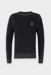 SEASONAL WATCH CREW NECK JUMPER - Camisola - black/tornado grey