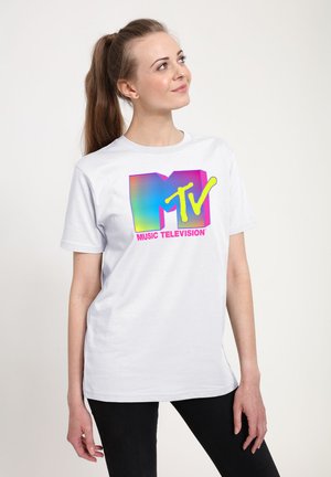 Henry Tiger MTV FLUORESCENT - T-shirts print - white