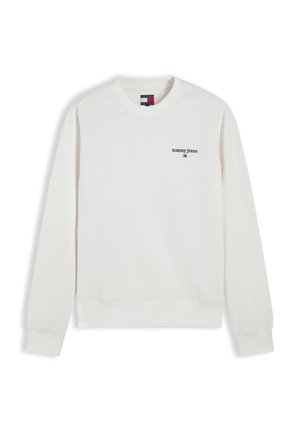 Tommy Jeans, CLASSIC LOGO CREW - Φούτερ - ecru