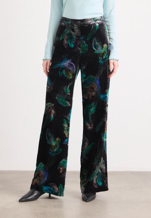 Kalhoty - dark jade green
