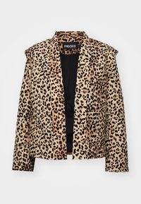 PCSAROLINE SHORT JACKET - Lett jakke - tannin