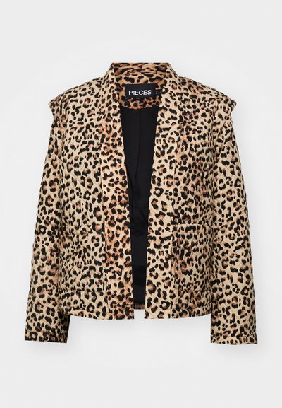 PCSAROLINE SHORT JACKET - Veste mi-saison - tannin