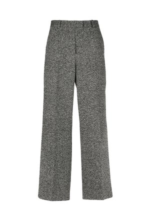 ORTANELLO - Pantalon classique - nero panna