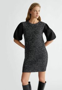 LIU JO Stickad klänning - black