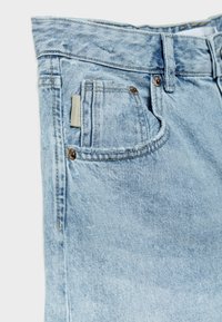 Stradivarius Shorts vaqueros - light-blue denim