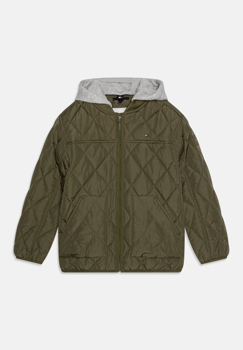 Tommy Hilfiger LIGHT PADDED QUILTED UNISEX - Winter jacket - utility olive