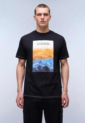 ROLLIN - T-shirt con stampa - black