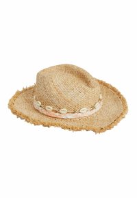 Next WIDE BRIM REGULAR FIT - Hatt - natural beaded