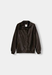 OVERSIZE  - Veste en similicuir - dark brown
