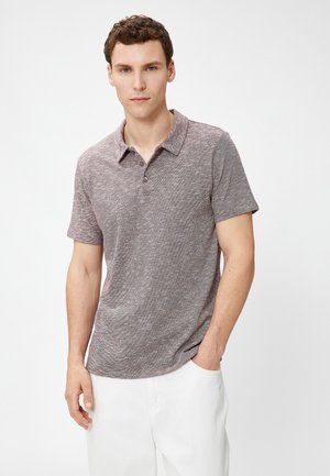 SHORT SLEEVE BUTTONED - Poloshirt - bordeaux