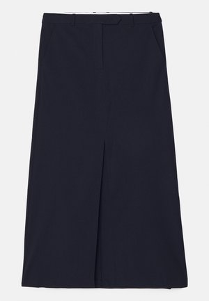 DESIGNERS REMIX SCOTT LONG SKIRT - Falda larga - navy