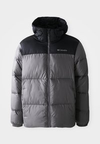 PUFFECT™ HOODED JACKET - Zimná bunda - city grey/black
