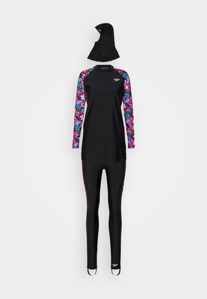 Speedo Bikini - black/soft coral/aquarium/white