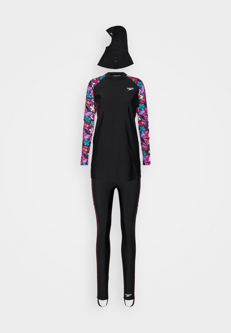 Speedo Μπικίνι - black/soft coral/aquarium/white