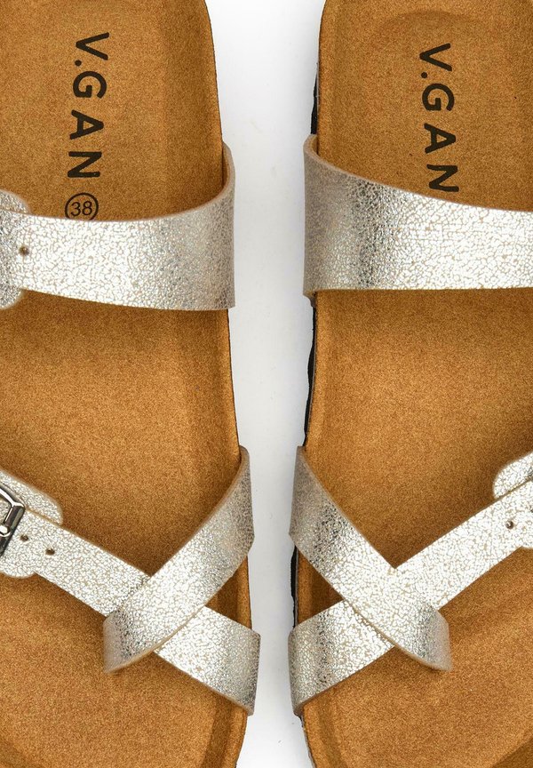 T-bar sandals - metallic4