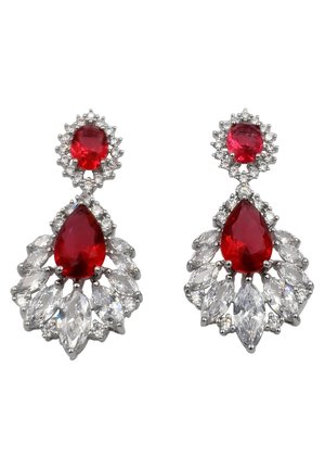 PARTY HOCHZEIT - Orecchini - rot/silber