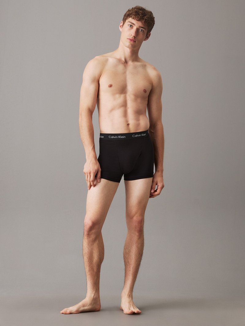 Calvin Klein Underwear - TRUNK 3 PACK  - Bokserbriefs - black, Forstørre