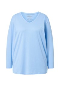 BASIC-V LANGARM  - Langarmshirt - light blue