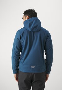 CMP MAN JACKET ZIP HOOD - Softshell jakker - bluesteel