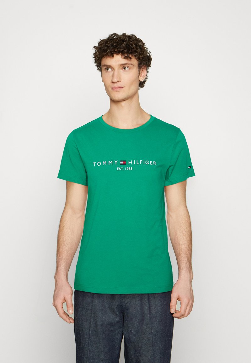 Tommy Hilfiger TOMMY LOGO TEE - T-shirt estampada - courtside green