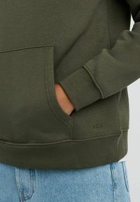 BZB UNI LOURD - Sweat à capuche - vert kaki