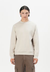 Jack & Jones PREMIUM JPRBLACHAD BRANDING CREW NECK - Melegítőfelső - beige