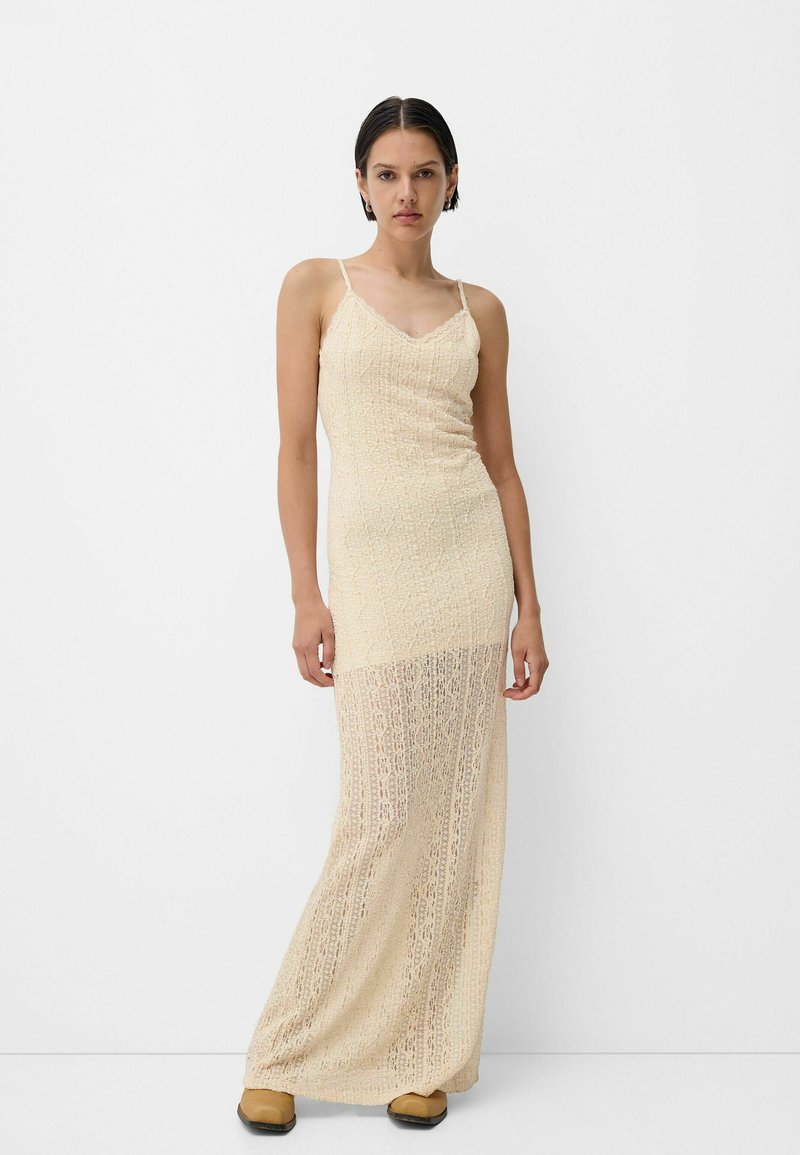 Bershka Maxi-jurk beige