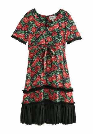 REGULAR FIT - TEA  - Freizeitkleid - black roses