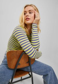 JJXX JXCELINE GIGI STR LS STRIPE JRS - Džemperis - limeade