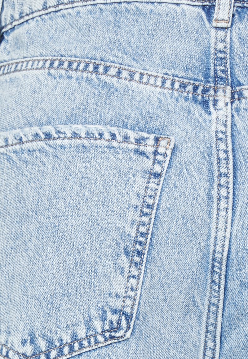 Damen Kleider | Gina Tricot BAGGY Jeans Straight Leg midblue destroy/blue denim - HP66845 Damen Kleider | Gina Tricot BAGGY Jeans Straight Leg midblue destroy/blue denim - HP66845