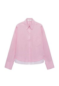 Mango Bluza z gumbi - pink